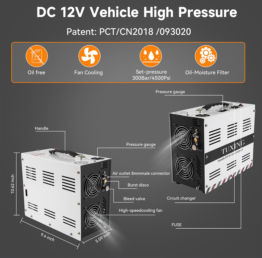 Portable 12V Air  Compressor